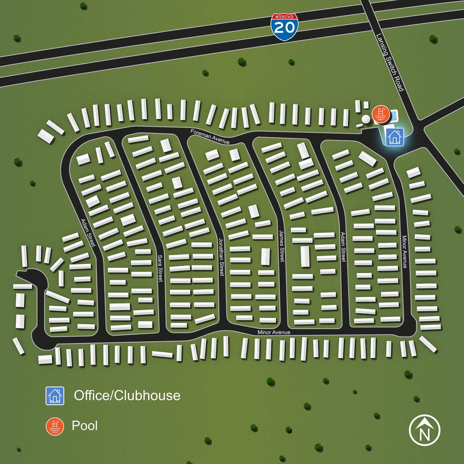 Community site map